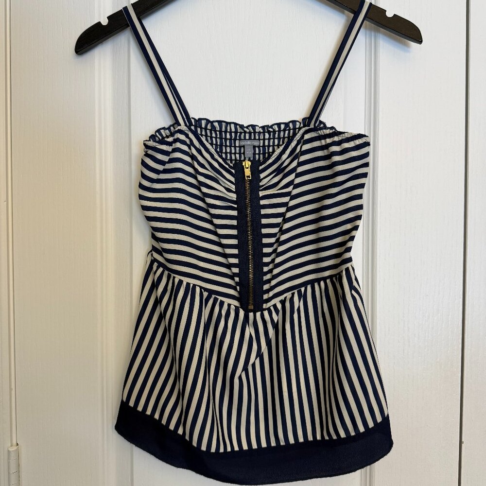 Charlotte Russe Sailor Striped Tank Top